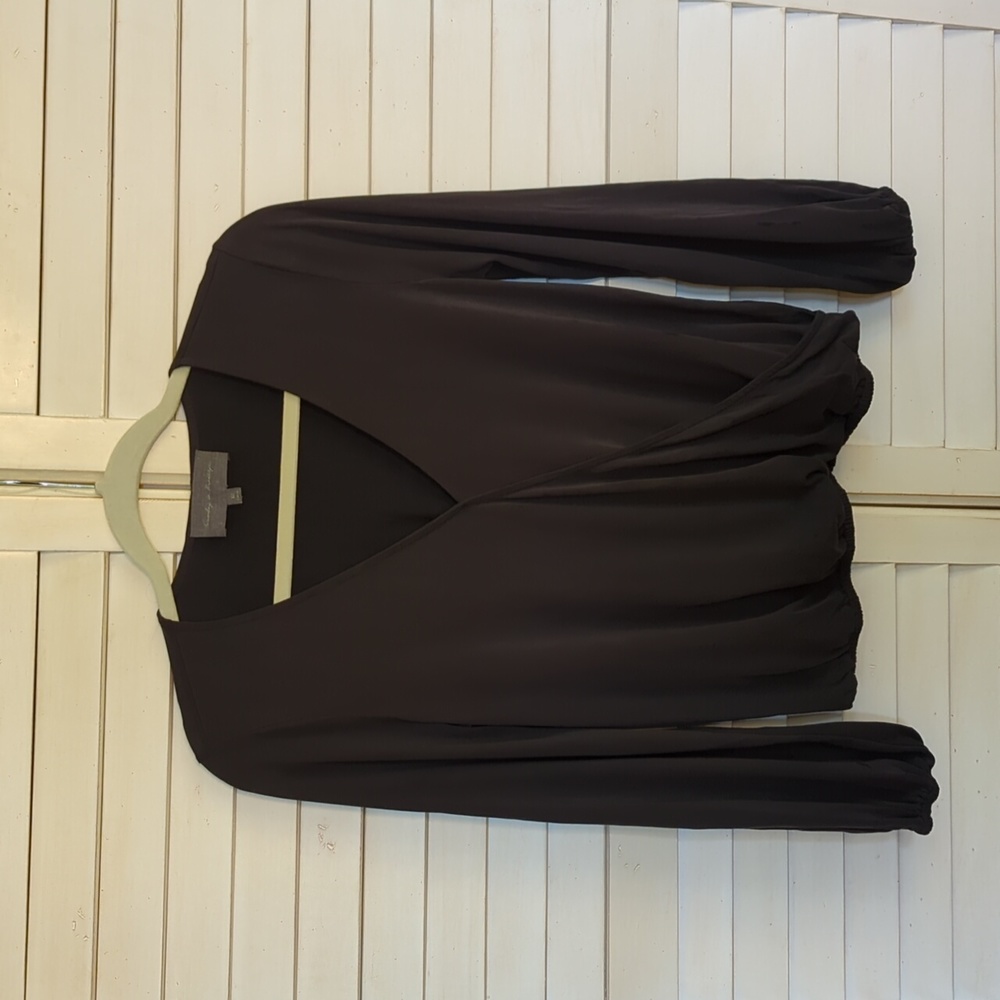 Soft black Sunday in Brooklyn blouse XS